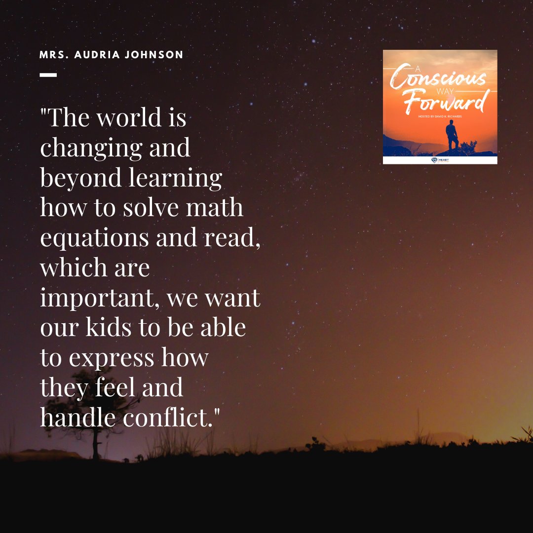Next ep is special bc I speak with my 1st guest and friend Mrs. Audria Johnson. She is the Founding Principal and Exec Dir. of Growth Public Schools, the K-8 school I founded in Sac, CA. We call her the child whisperer. She knows how to reach any child and always leads with Love!