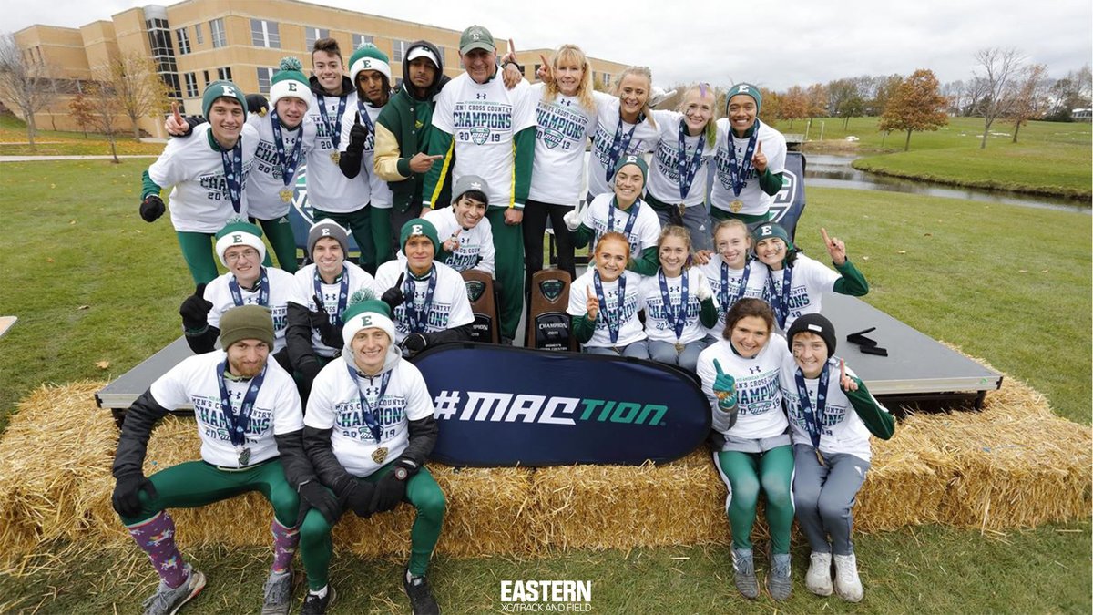 GOOD NEWS ‼️ <a href="/MACSports/">MACtion</a> cross country is back 🏃🏃‍♀️ on Saturday, Nov. 21. Both <a href="/EMUMXC_TF/">EMU Men's XC/TF</a> and @EMUWXC_TF look to share the podium together once again🏆

📰: bit.ly/2HAJmqA

#ChampionsBuiltHere | #EMUEagles