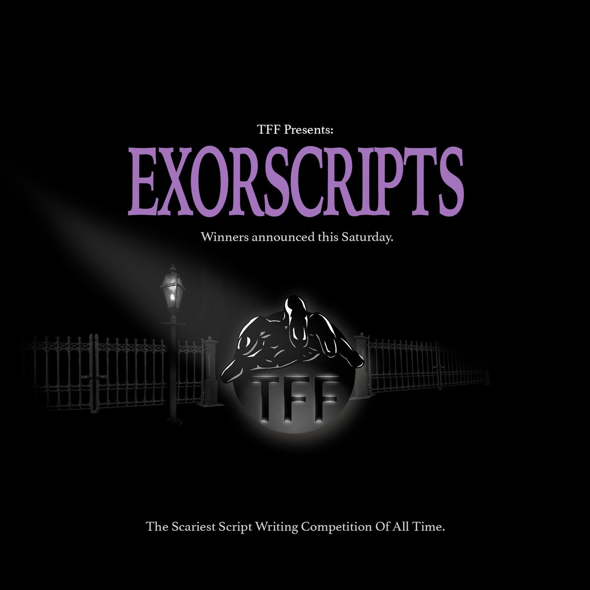 Judging is complete and the Exorscripts 2020 Screenwriting Competition comes to a close on Saturday.

Join us October 31 at 5PM PST, for the official winner’s list announcement, as well as other exciting news!