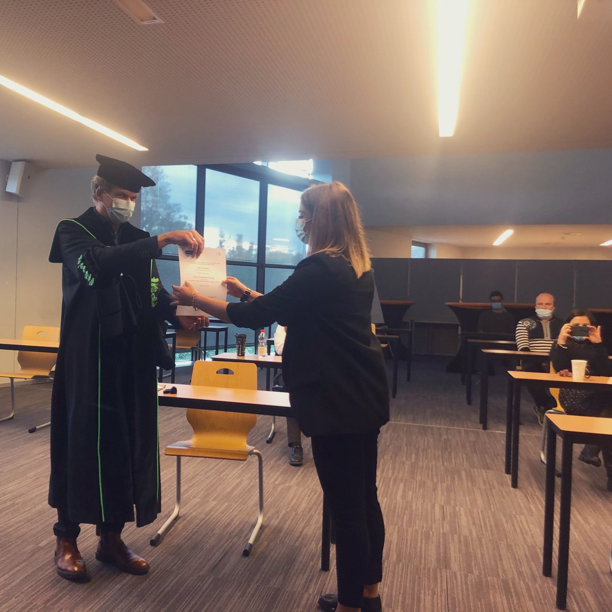 Jan FM Van Impe (@janfmvi) on Twitter photo 👉 #PhDdefense in the time of #coronavirus
<a href="/KULeuvenBioTeC/">KULeuvenBioTeC+</a> scientist <a href="/valeriaangarano/">Valeria Angarano</a> successfully defended on campus/online:
Photodynamic #Inactivation of #Biofilms! Congrats!! 🥳 🎉
<a href="/ProcterGamble/">Procter & Gamble</a> <a href="/JoostVennekens/">Joost Vennekens</a>
<a href="/MSCActions/">Marie Skłodowska-Curie Actions</a>
#phdchat #phdlife
<a href="/AcademicChatter/">Academic Chatter™</a> #AcademicTwitter 👉 #PhDdefense in the time of #coronavirus
<a href="/KULeuvenBioTeC/">KULeuvenBioTeC+</a> scientist <a href="/valeriaangarano/">Valeria Angarano</a> successfully defended on campus/online:
Photodynamic #Inactivation of #Biofilms! Congrats!! 🥳 🎉
<a href="/ProcterGamble/">Procter & Gamble</a> <a href="/JoostVennekens/">Joost Vennekens</a>
<a href="/MSCActions/">Marie Skłodowska-Curie Actions</a>
#phdchat #phdlife
<a href="/AcademicChatter/">Academic Chatter™</a> #AcademicTwitter