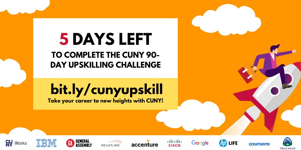 Angie Kamath (@deankamath) on Twitter photo The countdown has begun. As we enter the final week of the #CUNYUpskilling Challenge, I want to thank all of our partners for their commitment to <a href="/CUNY/">The City University of New York</a>. Together we have served thousands of students and alumni. I look forward to continuing this important work! #futureofwork The countdown has begun. As we enter the final week of the #CUNYUpskilling Challenge, I want to thank all of our partners for their commitment to <a href="/CUNY/">The City University of New York</a>. Together we have served thousands of students and alumni. I look forward to continuing this important work! #futureofwork