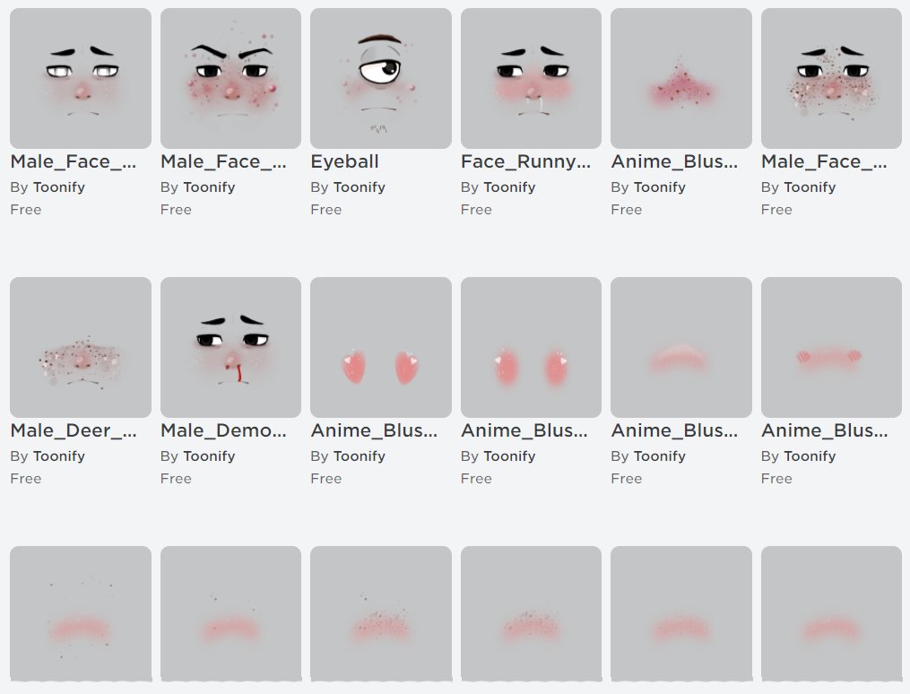 Toonify On Twitter A Lot Of Roblox Decal Faces That Are Free For All To Use Misfitshigh Roblox Robloxdecal Robloxart Https T Co O8me0af0cx Https T Co Jelpgvvjek - roblox anime face ids