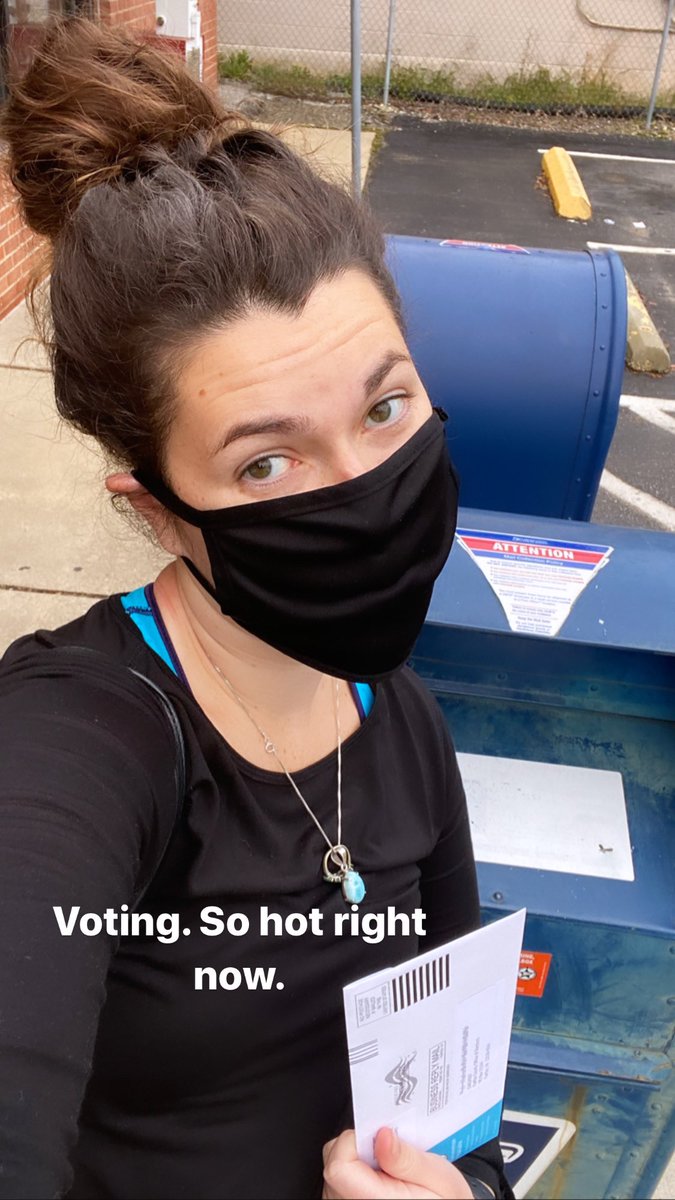 Voting on my day off! Life in residency is busy but voting by mail makes it easy and extremely doable! #internswhovote #vote #internyear