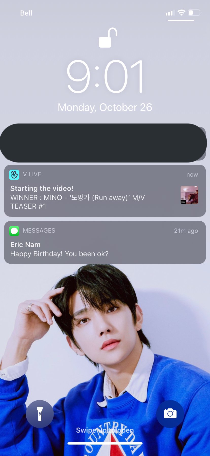Not eric nam being the first one to wish me happy birthday 