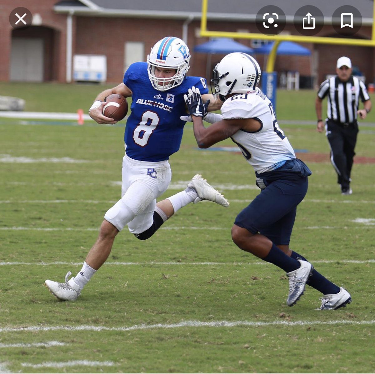 jevon_v6's tweet photo. Blessed to receive an offer from Presbyterian College! @CoachJesseLynch @NCWarriorsFB @CoachSaylor_PC @RecruitGeorgia @ChadSimmons_ https://t.co/fH07NUrSiN