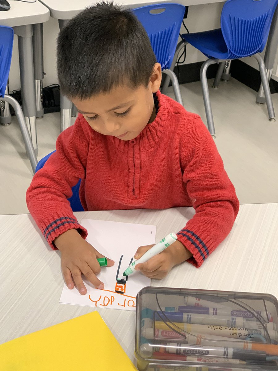 JISD_Elementary's tweet photo. Ms. Whitmire’s kindergarten students are loving making books. #writingisreading #learningbydoing https://t.co/nLCXJUH0D1
