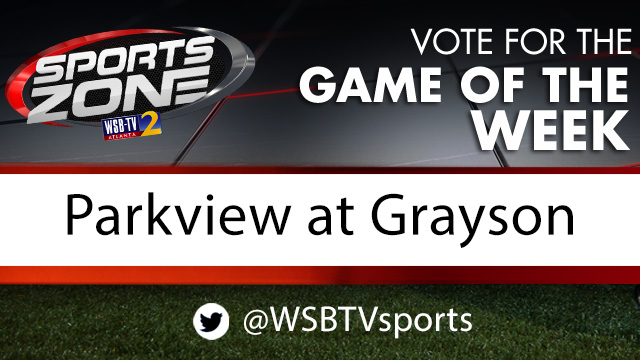 Should <a href="/WSBTVsports/">WSB-TV Sports Zone</a> cover <a href="/ParkviewFB/">Parkview Football</a> vs. <a href="/grayson_fb/">Grayson Football</a>  as the Game of the Week on Oct. 30? 
Each RT is 1 vote.
More info here: 2wsb.tv/highschoolfoot…