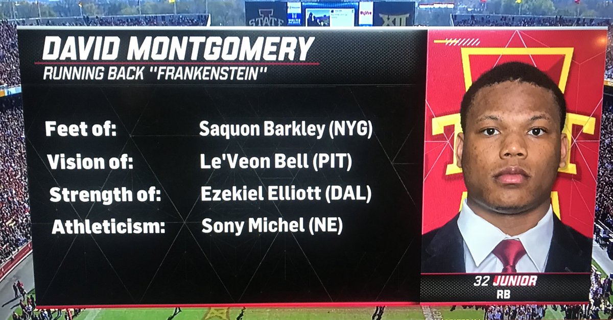 Stuckey on Twitter: "Will never not think of this graphic after every David Montgomery 3 yard run… "