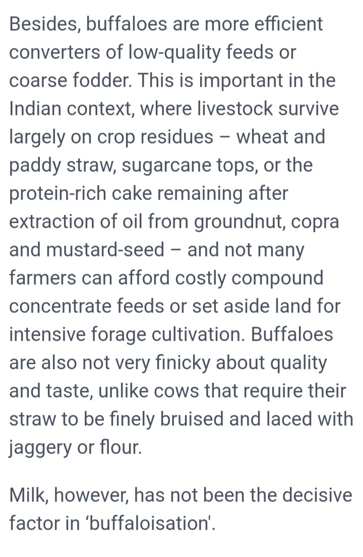 laws prohibiting cow slaughter or sale of beef. The above numbers suggest growing preference among farmers , particularly in the so-called cow belt states, to keep buffaloes.