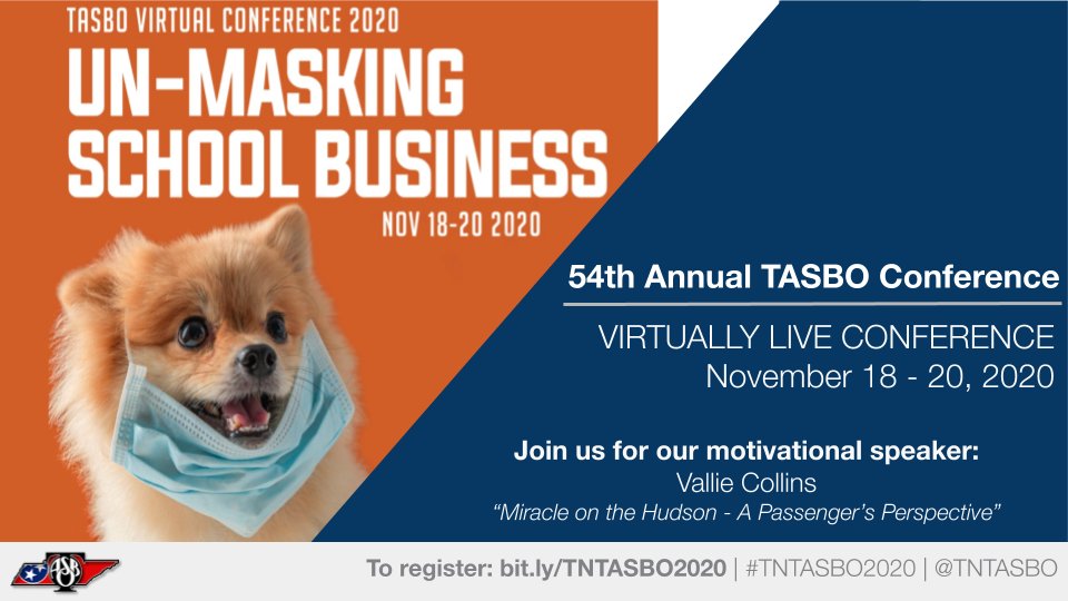 Join the <a href="/TNTASBO/">TASBO</a> virtual conference in mid-November! Register today: bit.ly/TNTASBO2020