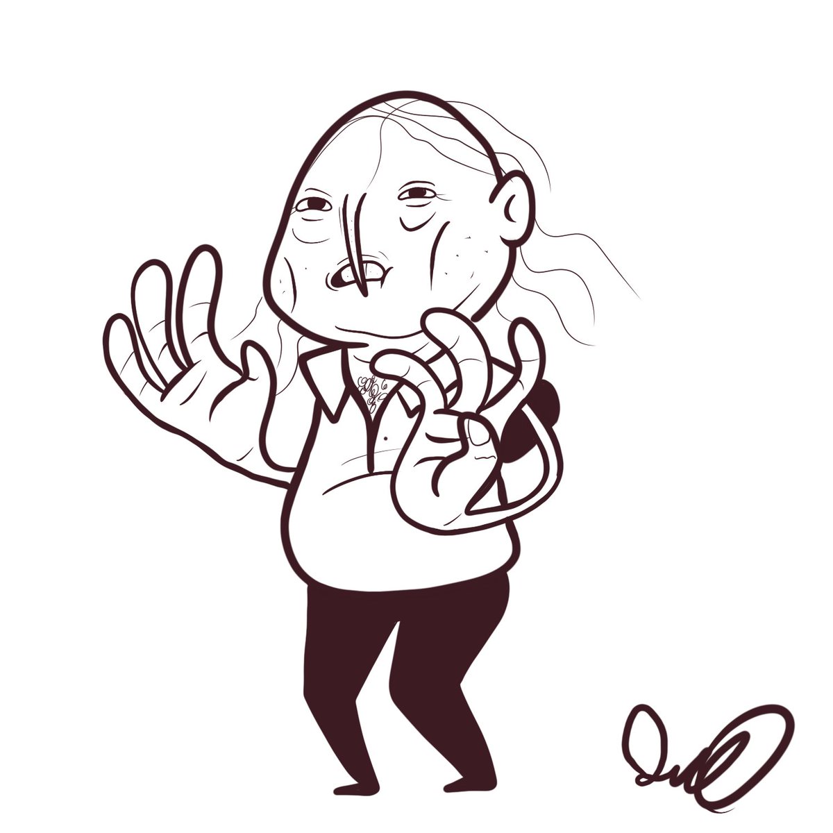 Lewlo_'s tweet photo. Big Hands Harris is going to take your sunshine away. 

#hands
#drawing
#digitalartwork 
#why https://t.co/L36votsDAN