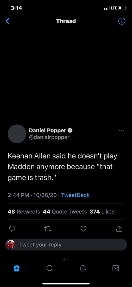 BadMaddens's tweet photo. @Keenan13Allen smart man!! Let em know!!! https://t.co/8En9sMek4c