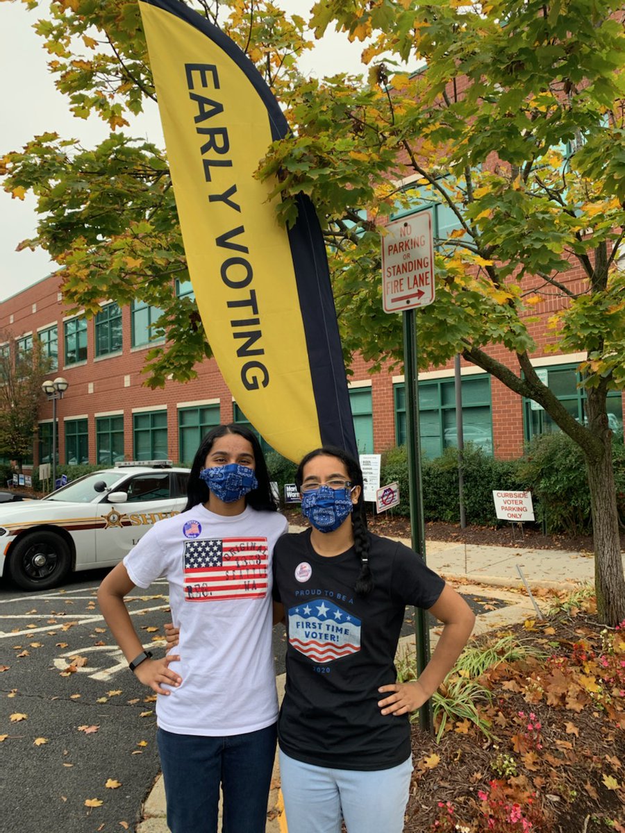 joinnest4's tweet photo. Voting isn't just our right, it's our responsibility! Our co-founder Shreyaa Venkat has done her #civicduty by voting for the 1st time in the #2020Election! 🇺🇸  #YoungVoters have the power to transform our country for the better! #NEST4US #FirstTimeVoter #Vote2020 #FuelTheVote https://t.co/dK18vYbeKo
