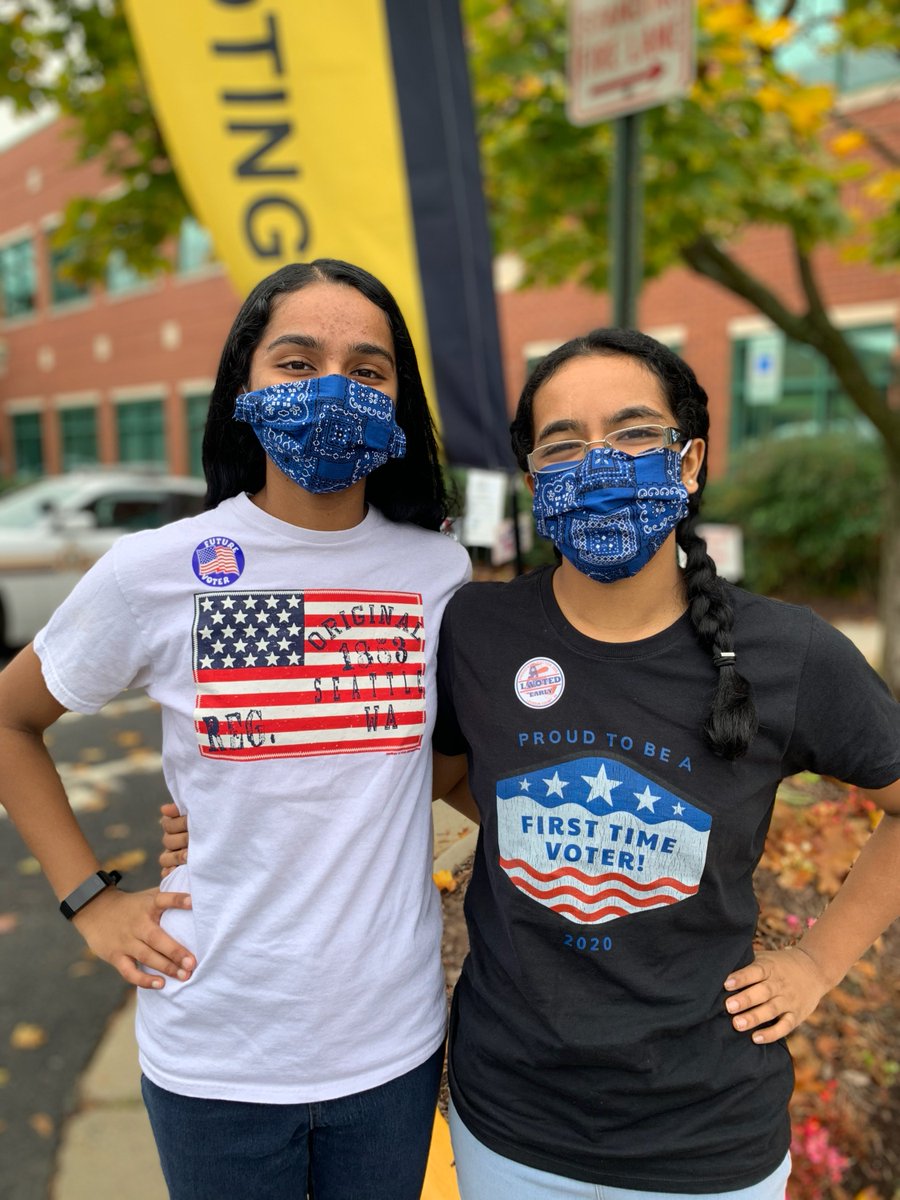 joinnest4's tweet photo. Voting isn't just our right, it's our responsibility! Our co-founder Shreyaa Venkat has done her #civicduty by voting for the 1st time in the #2020Election! 🇺🇸  #YoungVoters have the power to transform our country for the better! #NEST4US #FirstTimeVoter #Vote2020 #FuelTheVote https://t.co/dK18vYbeKo