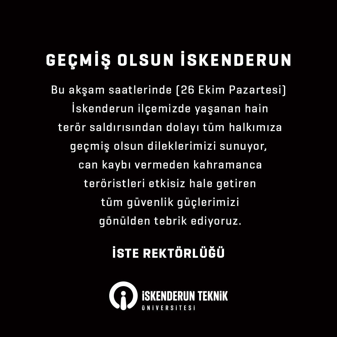 GEÇMİŞ OLSUN İSKENDERUN