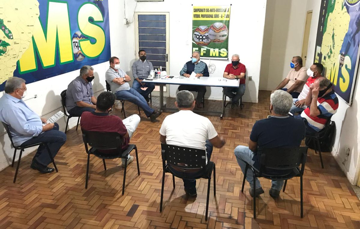 FutebolMS's tweet photo. Reunião define detalhes da volta do Estadual e realização do Sub-19: https://t.co/QnU2F2vPF5 https://t.co/EaonB0361f