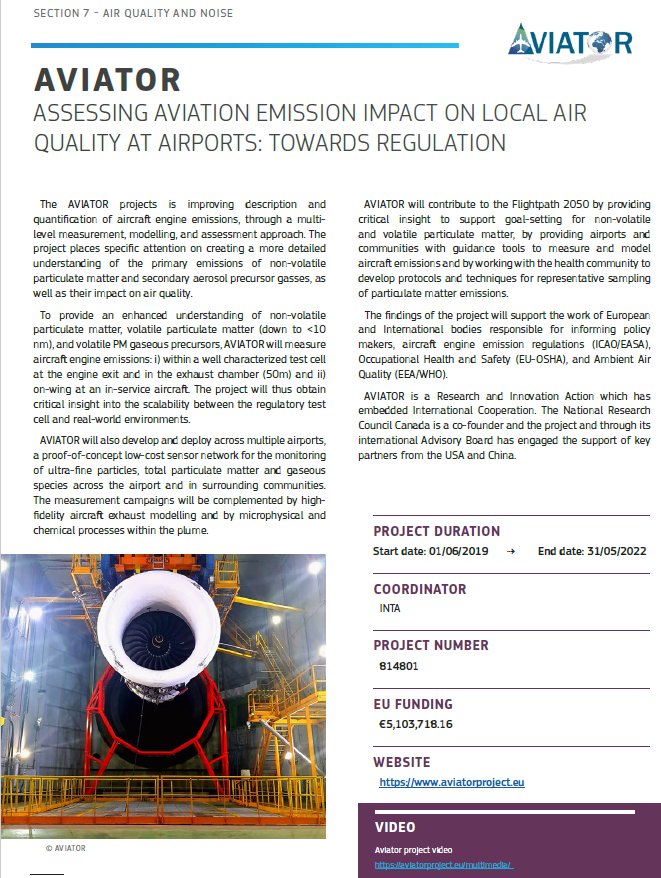 AviatorProject's tweet photo. INEA’s publication: “Towards Climate-Neutral Aviation".
This publication highlights the achievements and perspectives of flagship projects funded under Horizon 2020, contributing to the achievement of more environmentally friendly aviation.

@inea_eu

https://t.co/P44uicSQmI https://t.co/BXvtoSC2py