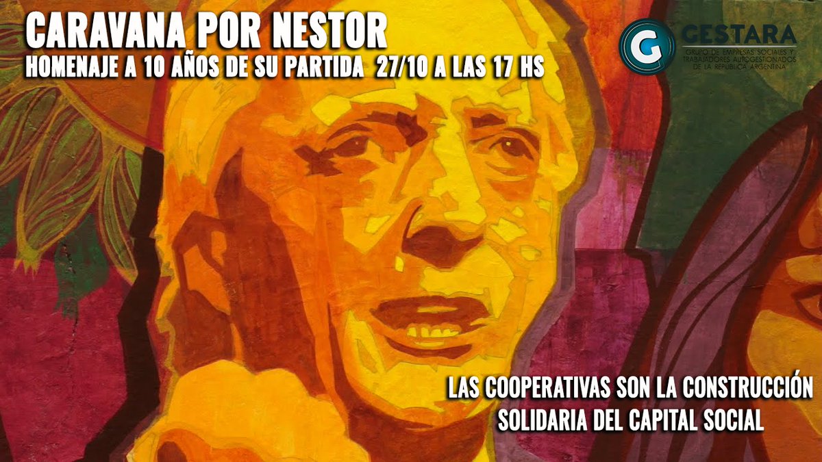 Desde 🔷 #GESTARA 🔷 nos sumamos a la iniciativa de conmemorar los 10 años de la partida de NESTOR y un año de la victoria de ALBERTO  y CRISTINA con una manifestación con responsabilidad social, para celebrar estos hitos de nuestra historia y en señal de apoyo al Gobierno.