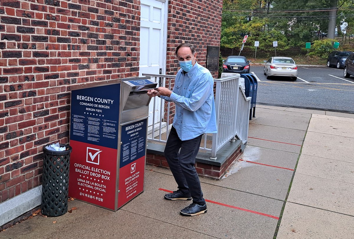 Here's my vote for Joe Biden and Kamala Harris, which I hope will cause a landslide....