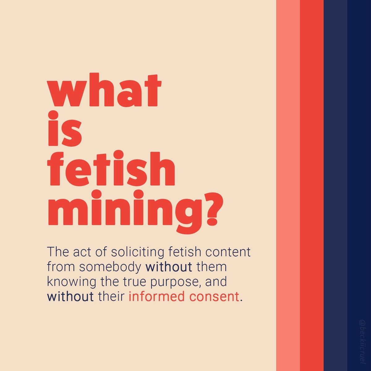  #fetishmining: A really common and uncomfortable phenomenon that many people online are solicited to participate in, without their knowledge or consent. What is Fetish Mining?THREAD>>