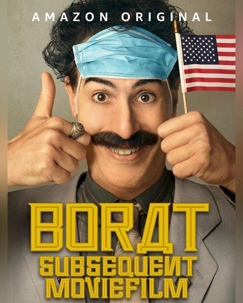GalGadot's tweet photo. If you haven’t watched it yet do yourself a favor and watch it.. such a hilarious movie! Wa wa wee wah!!! Sash אתה משוגע על כל הראש @SachaBaronCohen @BoratSagdiyev https://t.co/a3PAfUwE4f