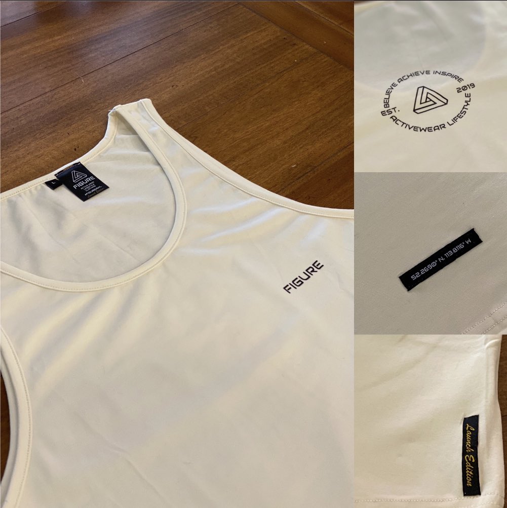 FIGUREAWL's tweet photo. Mark your calendars. 
3/5 “Launch Edition” pieces 
 
Tank top (Cream) 
Performance T-shirt (Minty Teal) 

Available 10.30.20 5PM MST. 
https://t.co/md2s8aLtUd 

#FIGUREAWL https://t.co/rTWQlwxZCb