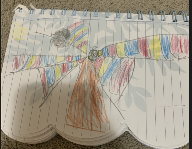 Ms_Altobelli's tweet photo. Today our Virtual Grade 1 class worked on creating Mondrian Spider webs using the primary colours. 🕷️🕸️🟡🔵🔴. Here are some of their masterpieces! https://t.co/YwB2aSVjcK