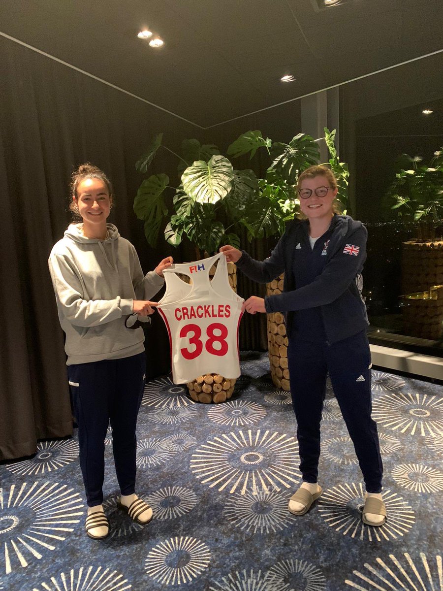 So lucky to have <a href="/_tess_howard/">Tess Howard 💙</a> give me a very moving and inspirational first cap speech tonight. I am feeling very excited for my first cap tomorrow against the Dutch! Tune into <a href="/btsport/">TNT Sports</a> at 3:30 GMT to watch the game 🏑 

<a href="/GBHockey/">Great Britain Hockey</a> 
@DUHC1 
@TeamDurham 
<a href="/VoomNutrition/">VOOM Nutrition</a>