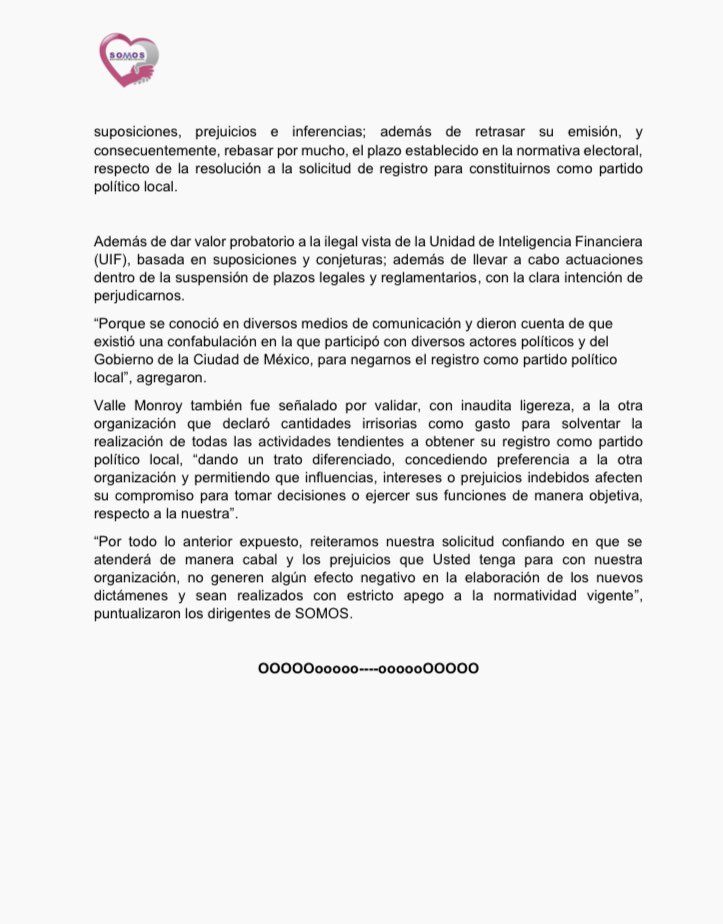 orgSOMOSmx's tweet image. #SOMOS no defraudará tú confianza y la de más de 50mil capitalinos!
@iecm 
#SOMOSVA!
#SociedadEnMovimiento 
#SomosCDMX