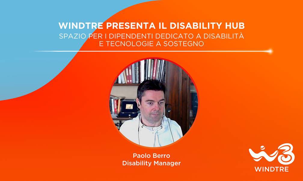 WindTreOfficial's tweet photo. #WINDTRE da sempre attenta al valore #INCLUSIONE ha creato #DisabilityHub. Sotto la guida di Paolo Berro, Disability Manager, il servizio gestisce le richieste interne e dà sostegno sul territorio con “Al tuo fianco”: consulenza dedicata ai propri bisogni e a quelli dei familiari https://t.co/5osMvaqg2Z