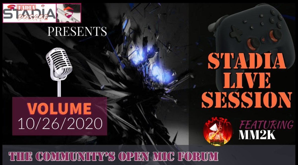 MM2K's tweet photo. Great show. Fun time mixed with some serious discussions! 

🔴 LIVE! - We Need a palette cleanser! Disappointing  tweets | #StadiaLiveSession 10/26/2020
https://t.co/7MZGcARWDK https://t.co/r8n1UMwoNB