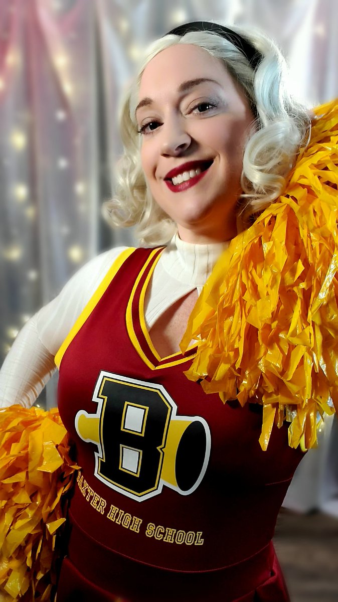FlightyFey's tweet photo. Cheerleader Sabrina #cosplay preview to celebrate the announcement of Part 4 Dec. 31! #ChillingAdventuresofSabrina #CAOS #CAOSpart4 #baxterhigh #ravenettes #sabrinaspellman #sabrinamorningstar #queenofhell #greendale #archiecomics #cosplayersunder1k #cosplayergirl https://t.co/p6egzFYbSa