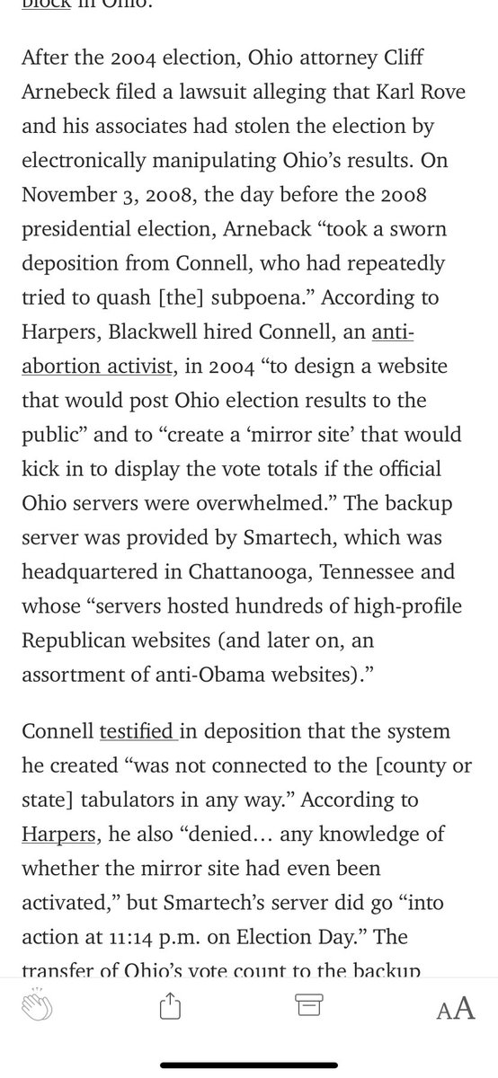 Karl Rove was sued for allegedly arranging the theft of the 2004 election, but the key witness died in a private plan crash just before he was to testify at trial. 6/