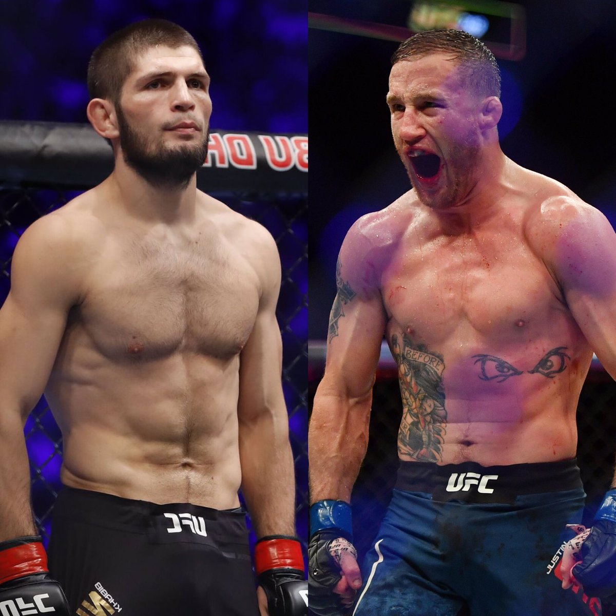 Madnessmma_'s tweet photo. Khabib told DC he changed his mind and opted for the triangle choke instead of pursuing the arm bar because he didn't want to hurt Justin Gaethje in front of his parents. This was also his father's favourite submission. Via Daniel Cormier #UFC254 https://t.co/g6ZKfLKwKf