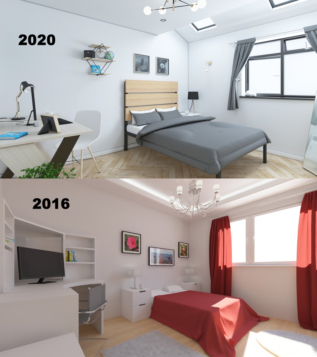 Phil_1996's tweet photo. Just finished my new bedroom scene, remodel off an old project. Progress isn't crazy given 4 years but still happy with it.  will Post Proper Renders when complete. https://t.co/ZfEQNUs305