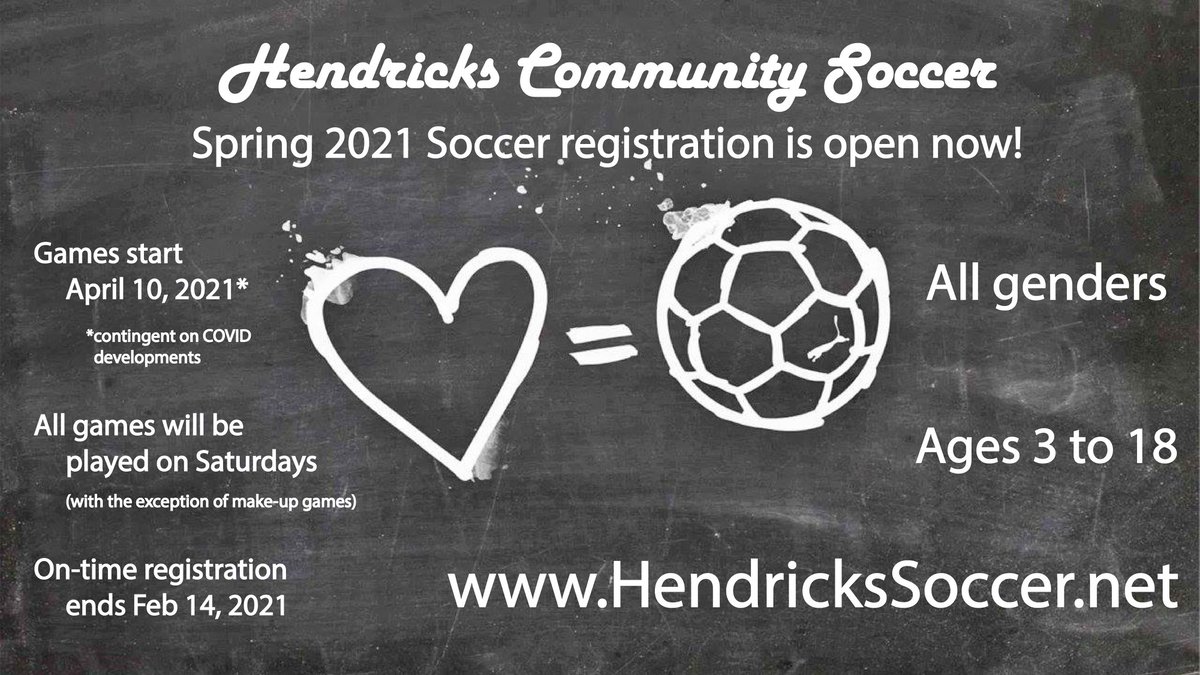hcsoccer's tweet photo. Register for Spring 2021 Soccer here: https://t.co/sxZmuoOD6B https://t.co/F2BBxeiiMq