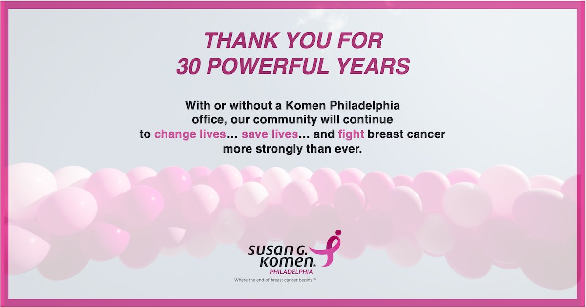 Komen Philadelphia tweet media