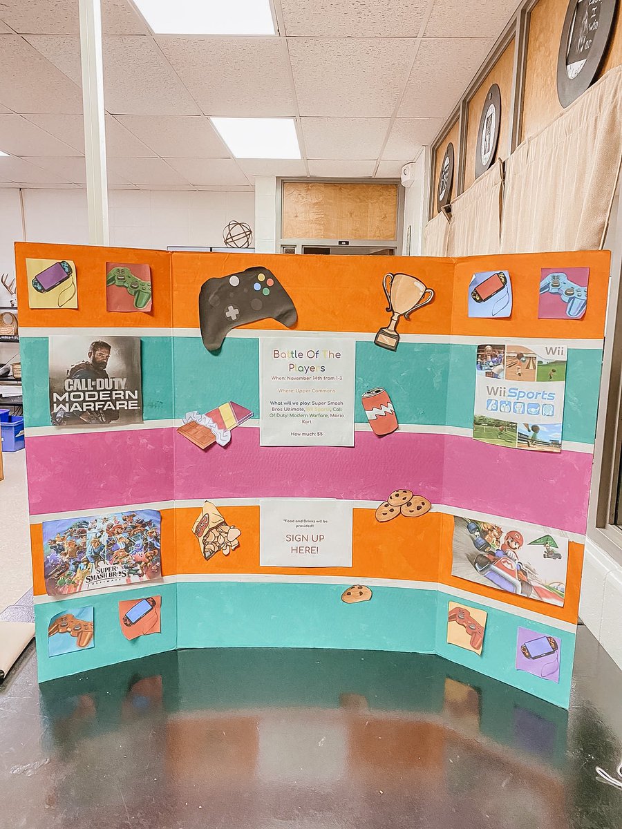 Join us on Nov. 14th from 1-3 PM for Battle of the Players, food &amp; drinks will be provided!