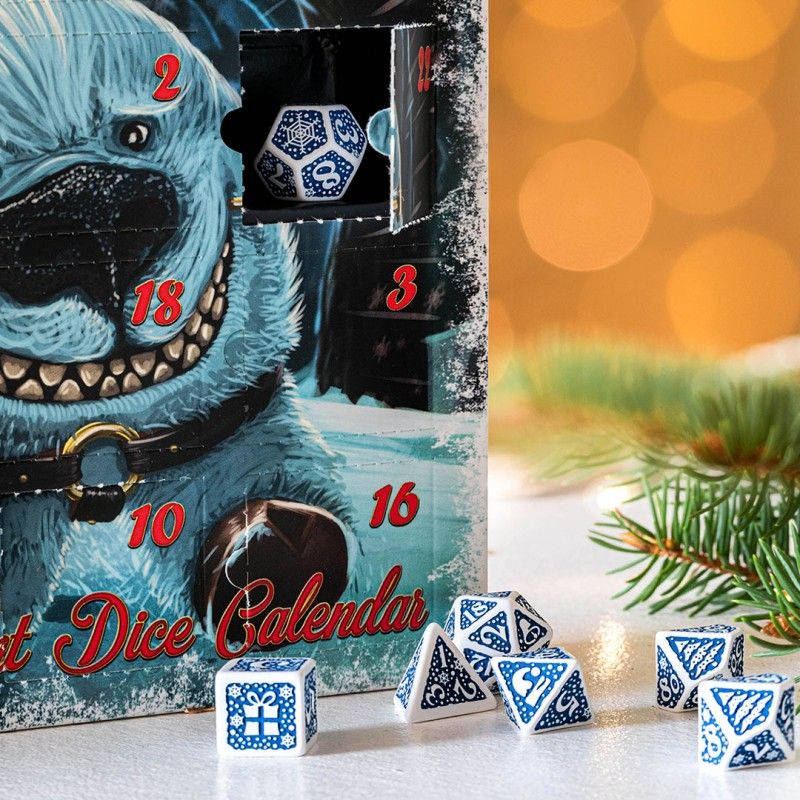 SerenityHobbies's tweet photo. Pre Order these LE Dice Advent Calendars from Q-Workshop at Serenity today!  $39.99 the perfect gift for any DICE FIEND...!  #dice #tistheseason #oneontany #rpg #dnd5e https://t.co/1o6maZal5m