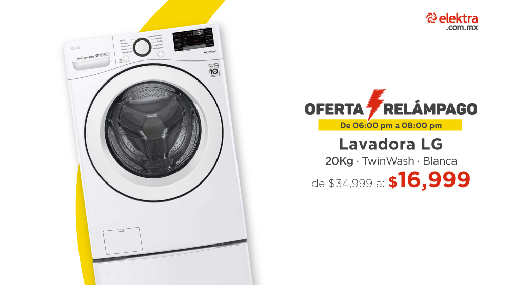 Elektra Ayuda on X: ⚡ #OfertaRelámpago ⚡ El lavado perfecto no
