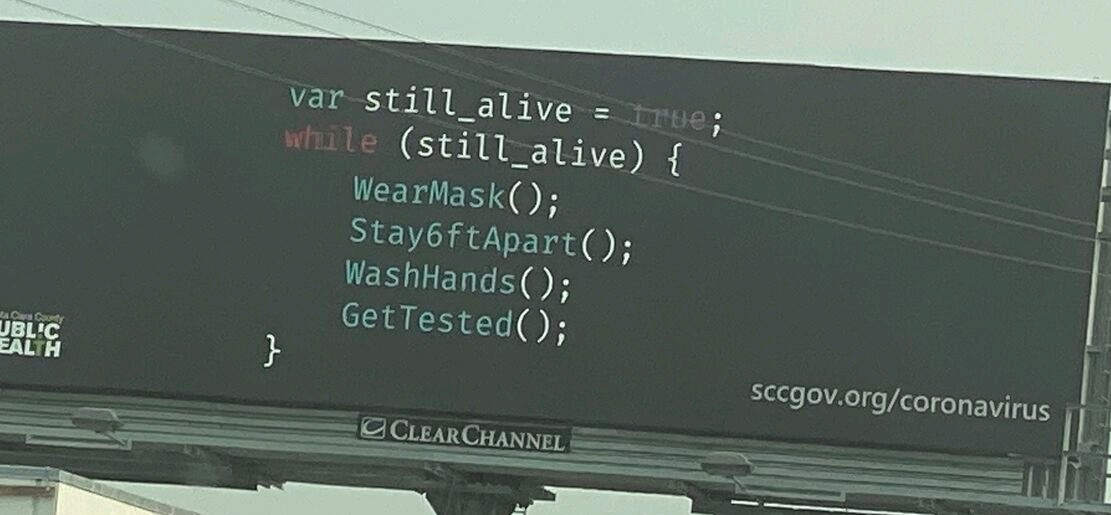 AshValeCommuter's tweet image. Uncaught TypeError: WearMask is not a function

#JavaScriptJoke