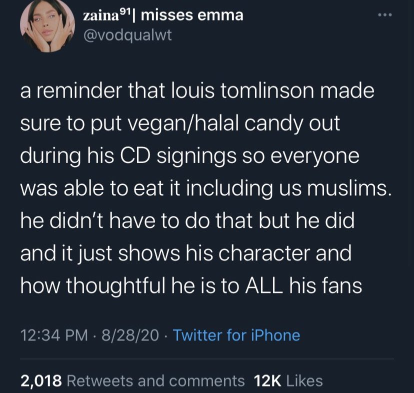 as a muslim louie he never really made me feel left out he always made sure that his fans are all treated equally here is the proof