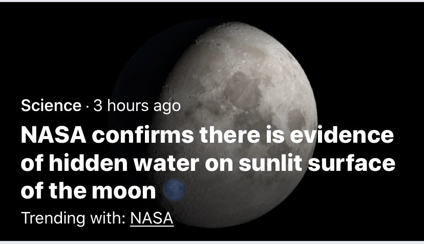 takeitorsteveit's tweet photo. Whoever thinks it’s funny to hide water on the moon, you can stop now, OK? Scientists need to find the moonwater for their bosses and you hiding it only makes their jobs harder.
#notfunny #findthemoonwater https://t.co/Y1OBHYJc3W