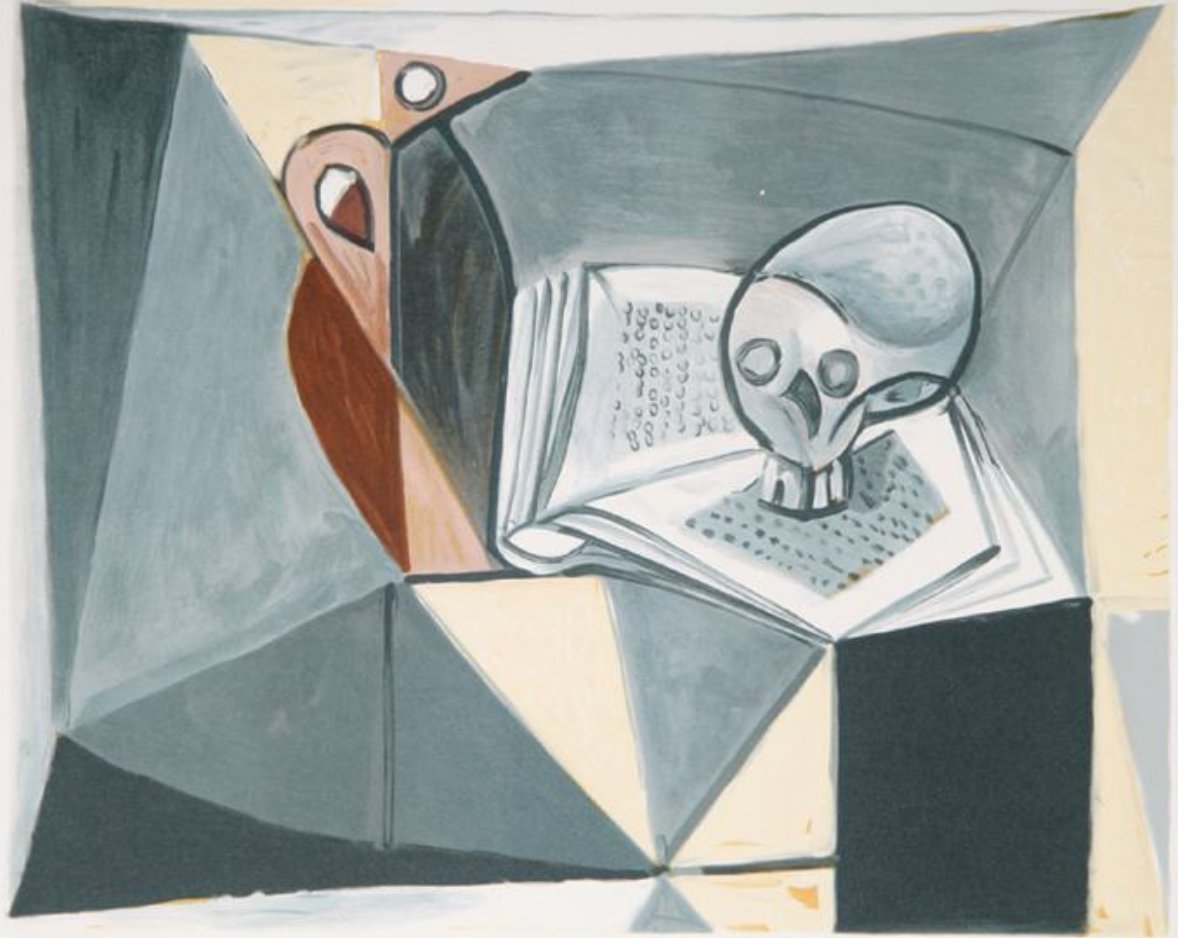 💀 Only five days until Halloween, deck your halls with ghosts, ghouls, witches, vampires and more from RoGallery.

Art by #Picasso, Tete de Morte (Estate Lithograph)

#halloweenart #gothart #gothicart #spookydecor #halloweendecor #luxuryhalloween #highendhalloween #picassoart