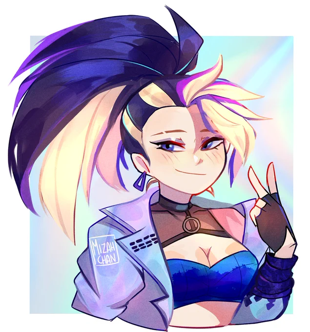 KDA ALL OUT ?? 
#LeagueOfLegends #KDA 
.
.
.
Estuve tres dias dibujandolas por stream en twitch  gracias a las personas que me vieron  y acompañaron ? 
