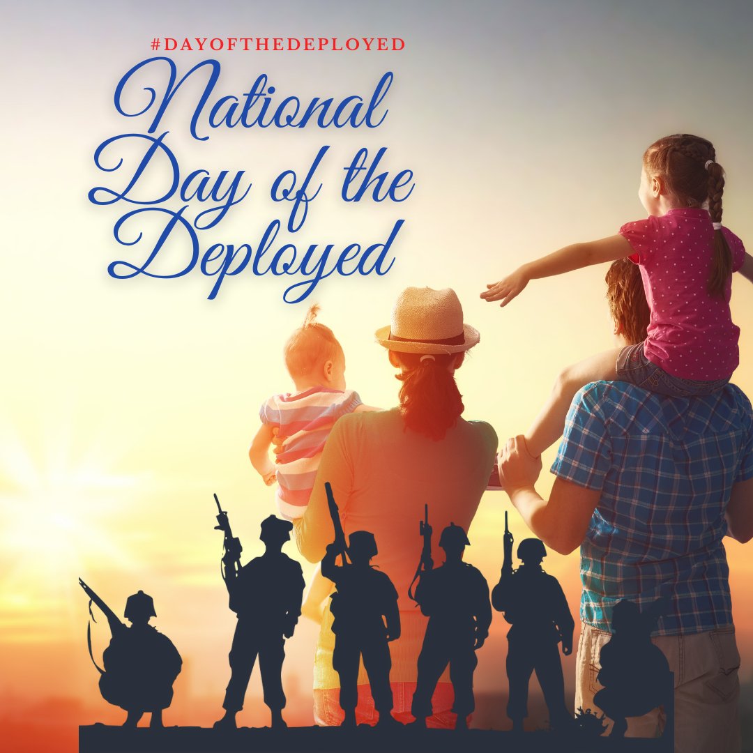 National Day of the Deployed is a day to recognize our men and women in the military who are deployed around the world. 🙏🏽
Leave a 💜 to thank them and their families for their sacrifice. #dayofthedeployed #military #veterans #deployed #sacrifice #service #positivevibes https://t.co/oMhvGb0dOQ