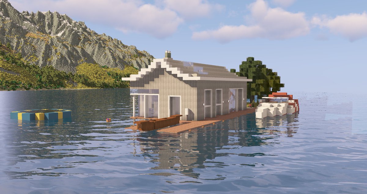TotallyNotMe (@tnmtotallynotme) on Twitter photo A week's break and I'm back at it! Here's a small sort of boathouse thing. Not sure how to categorise it, but here it is!
Built on <a href="/BlueprintMCS/">Blueprint Realism</a> in Anatora.
#MinecraftBuilds #Architecture #Minecraft #MinecraftEdu #Instalike #Influencer #style #NewZealand #Mountains #Boathouse A week's break and I'm back at it! Here's a small sort of boathouse thing. Not sure how to categorise it, but here it is!
Built on <a href="/BlueprintMCS/">Blueprint Realism</a> in Anatora.
#MinecraftBuilds #Architecture #Minecraft #MinecraftEdu #Instalike #Influencer #style #NewZealand #Mountains #Boathouse