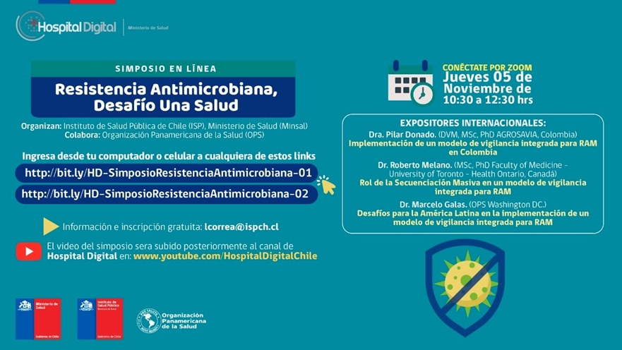 _SoMiCh's tweet photo. Simposio Resistencia Antimicrobiana Integrada, Desafío Una Salud
https://t.co/B7aPu4hbg8 https://t.co/S4kQJQXN86