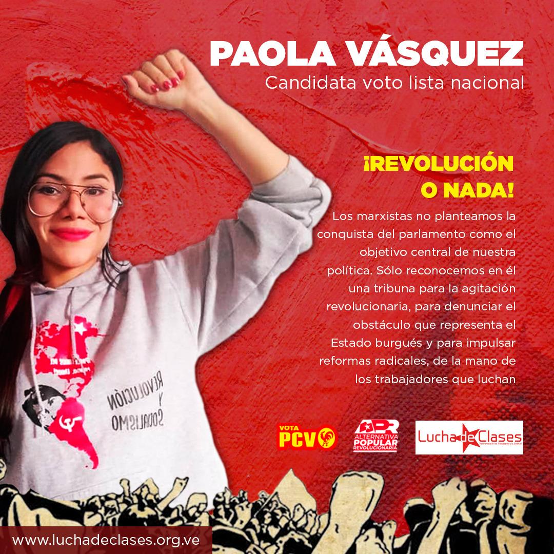 Edgarts1979's tweet photo. Por una alternativa popular revolucionaria vota el 6D https://t.co/usqGZnRmJc