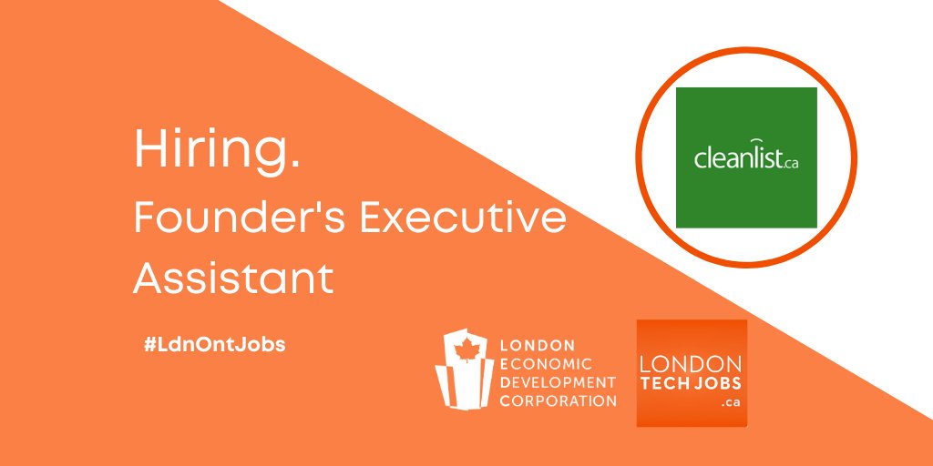 LdnTechJobs's tweet photo. #Cleanlist is #hiring for Founder’s #ExecutiveAssistant
You’ll be working side-by-side with Cleanlist’s founder and exposed to lots of challenges, and learning experiences.
Learn more &amp; apply to join this dynamic winning team: https://t.co/125C4g2CUo #ldnontjobs #techjobs https://t.co/KRRYL7lcu4